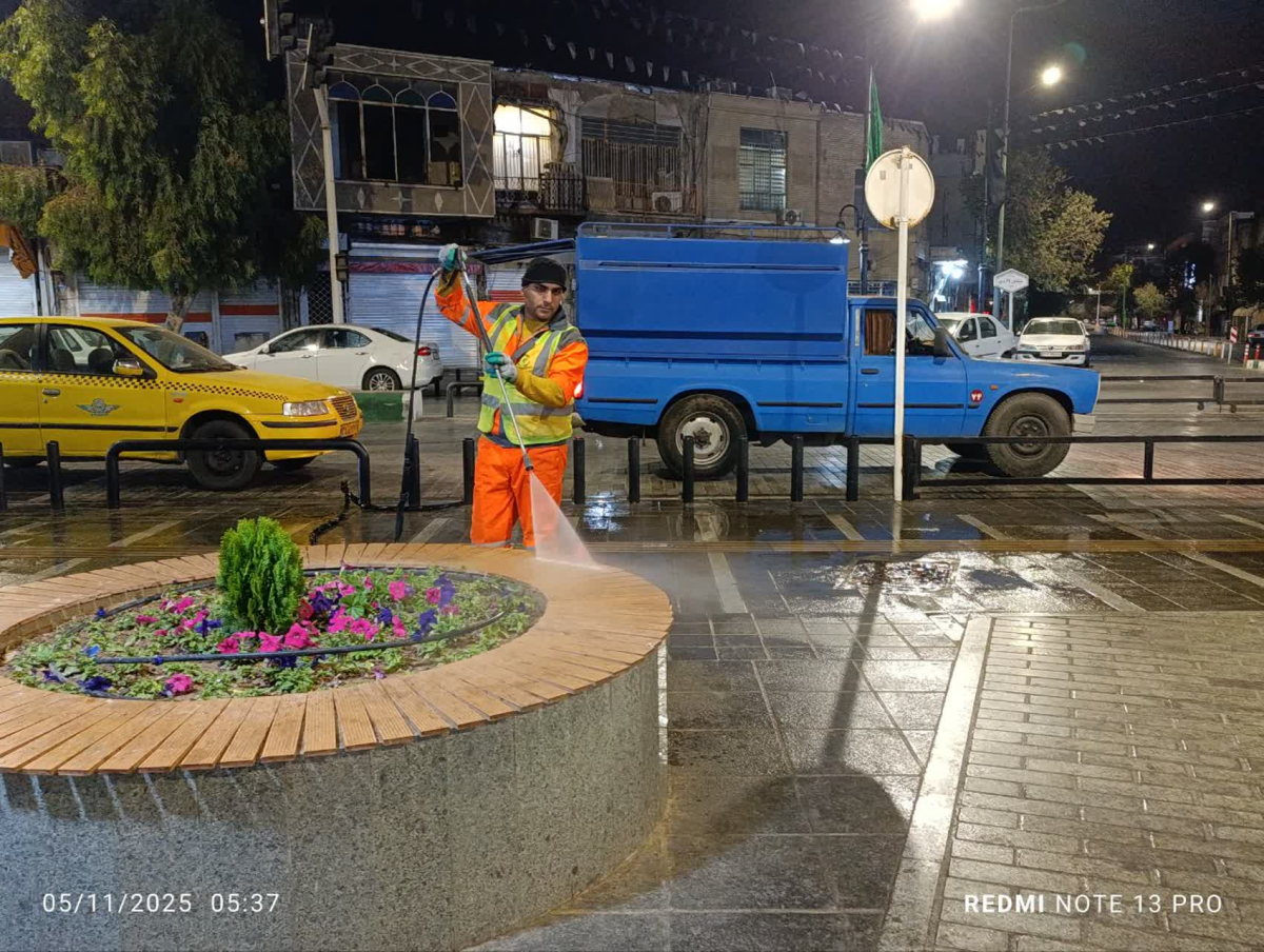 خدمات ویژه منطقه هفت شهرداری قم در ایام فاطمیه